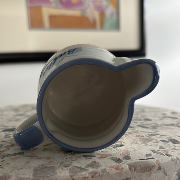 Vintage White and Blue Creamer - Picture 3 of 6